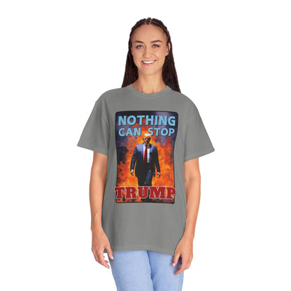 "Nothing Can Stop Trump", Unisex T-shirt (Light Colors)