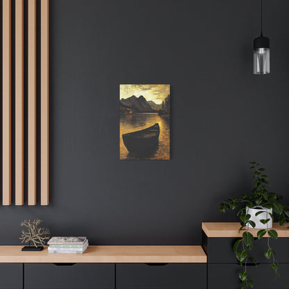 "By Oar and Tide: Ancient Gaelic Highways", Fine Art Matte Canvas, Stretched, 1.25"