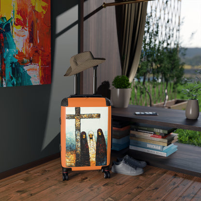 "At-the-Foot of the Cross - John 19:25", Suitcases (Light Orange)