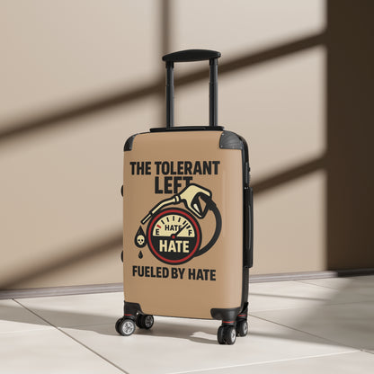 "The Tolerant Left", Suitcase (Camel Brown)
