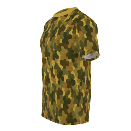 "SASR Day-Ops Camouflage", Unisex Tee (SASR Yellow Collar)
