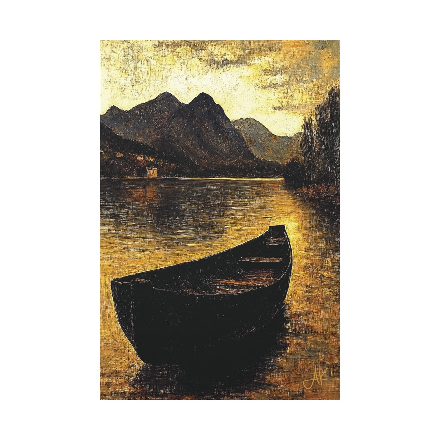 "By Oar and Tide: Ancient Gaelic Highways", Fine Art Matte Canvas, Stretched, 1.25"