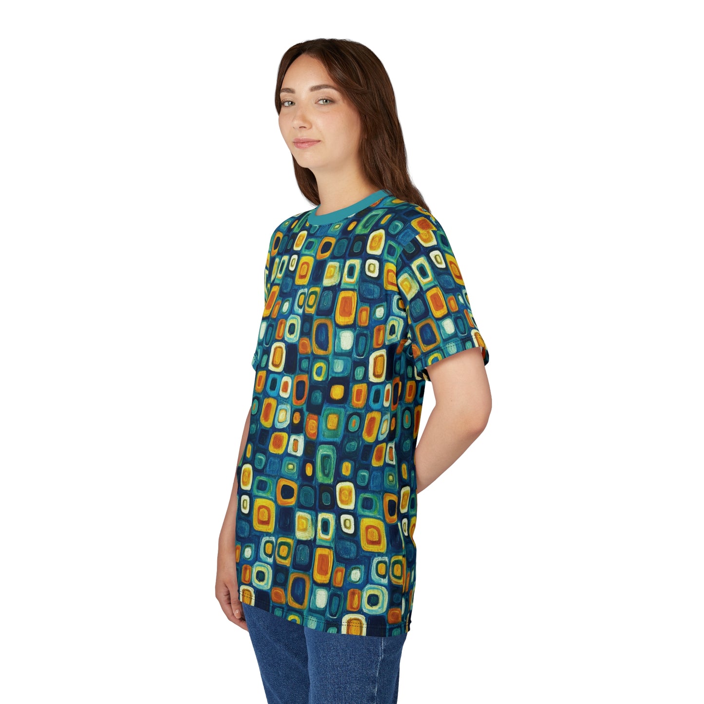 "Soul Mosaic", Unisex Tee (Columba Blue Collar)
