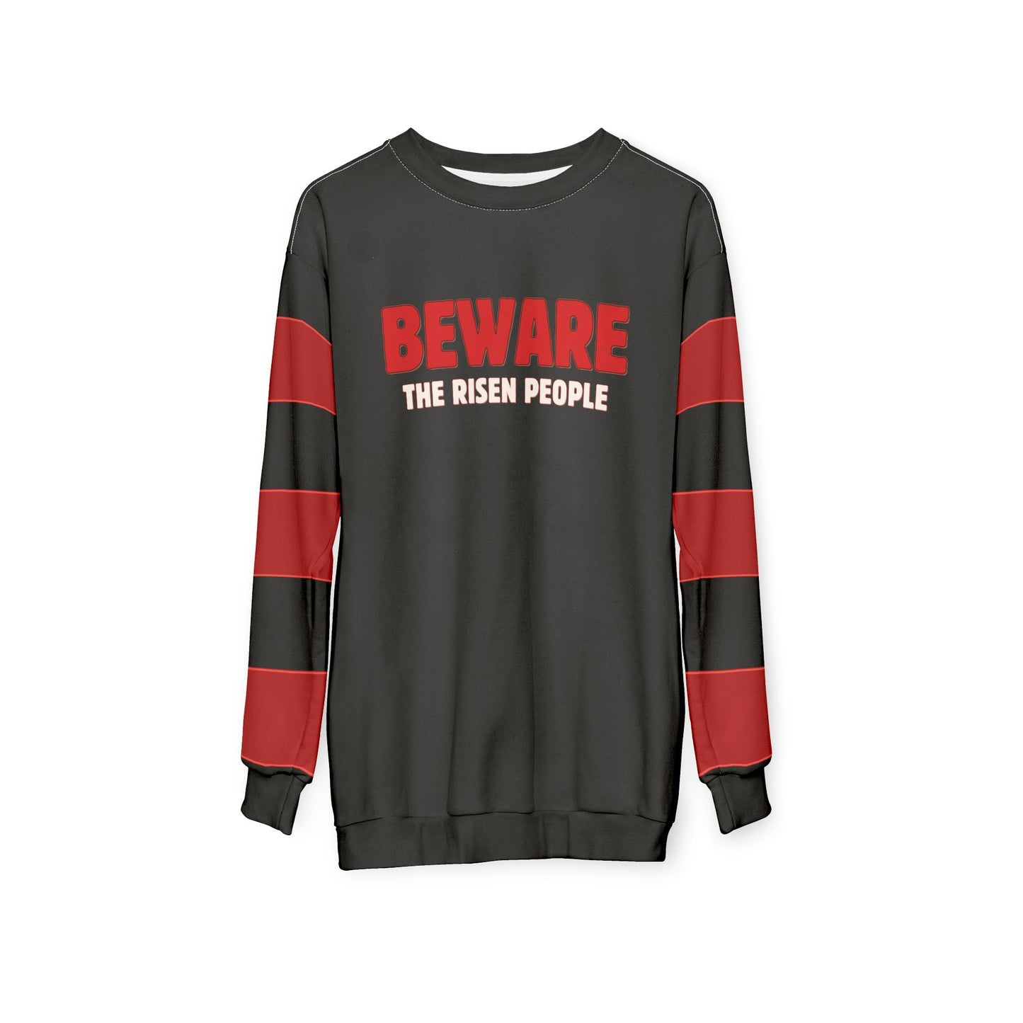 "Beware the Risen People", Unisex Sweatshirt (Void Black)