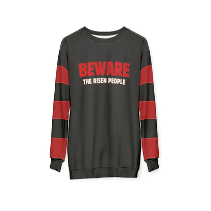 "Beware the Risen People", Unisex Sweatshirt (Void Black)