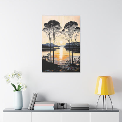 "Gentle Sound", Stretched Classic Canvas Fine Art Print