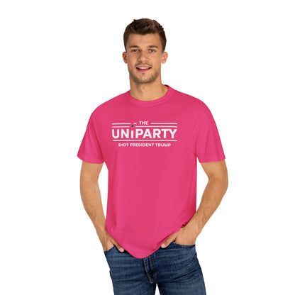 "The Uniparty Shot President Trump" #03, Unisex T-shirt
