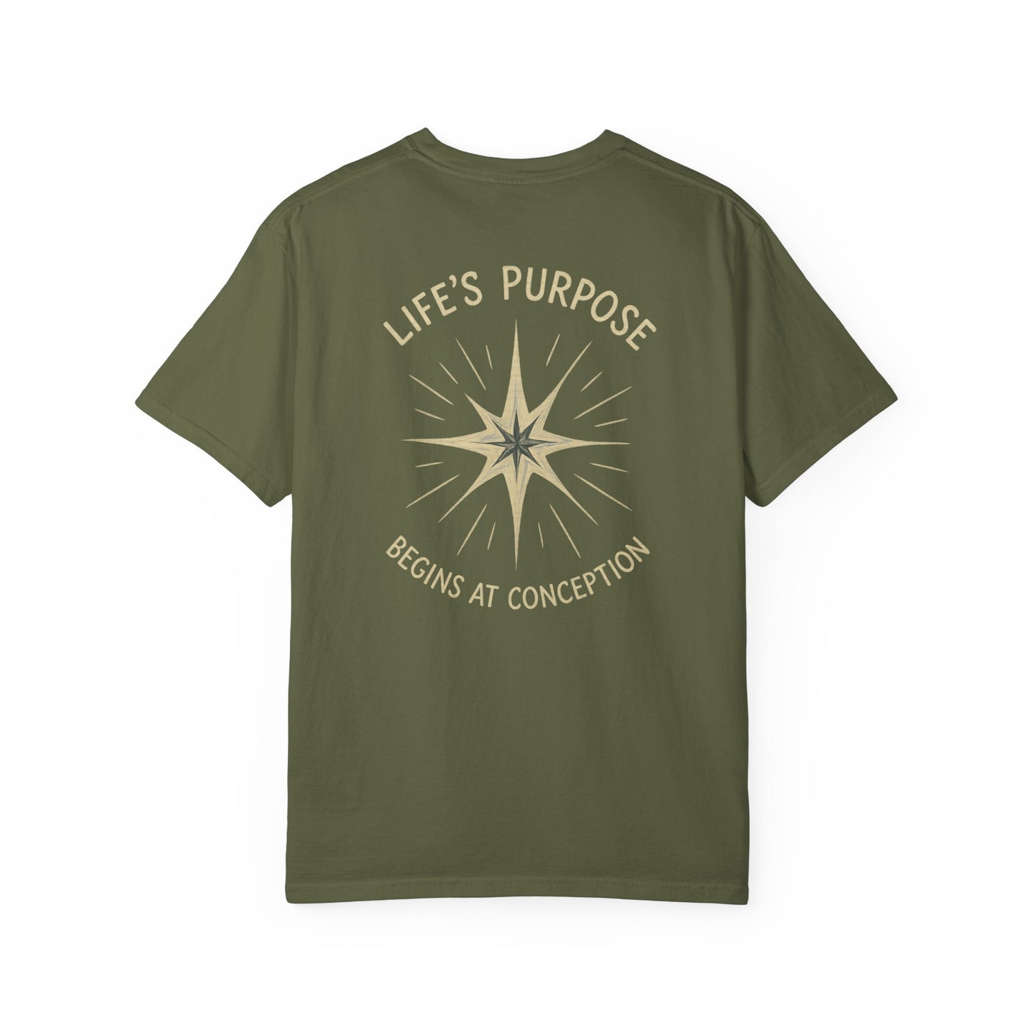 "Life's Purpose Begins at Conception #02", Unisex T-shirt