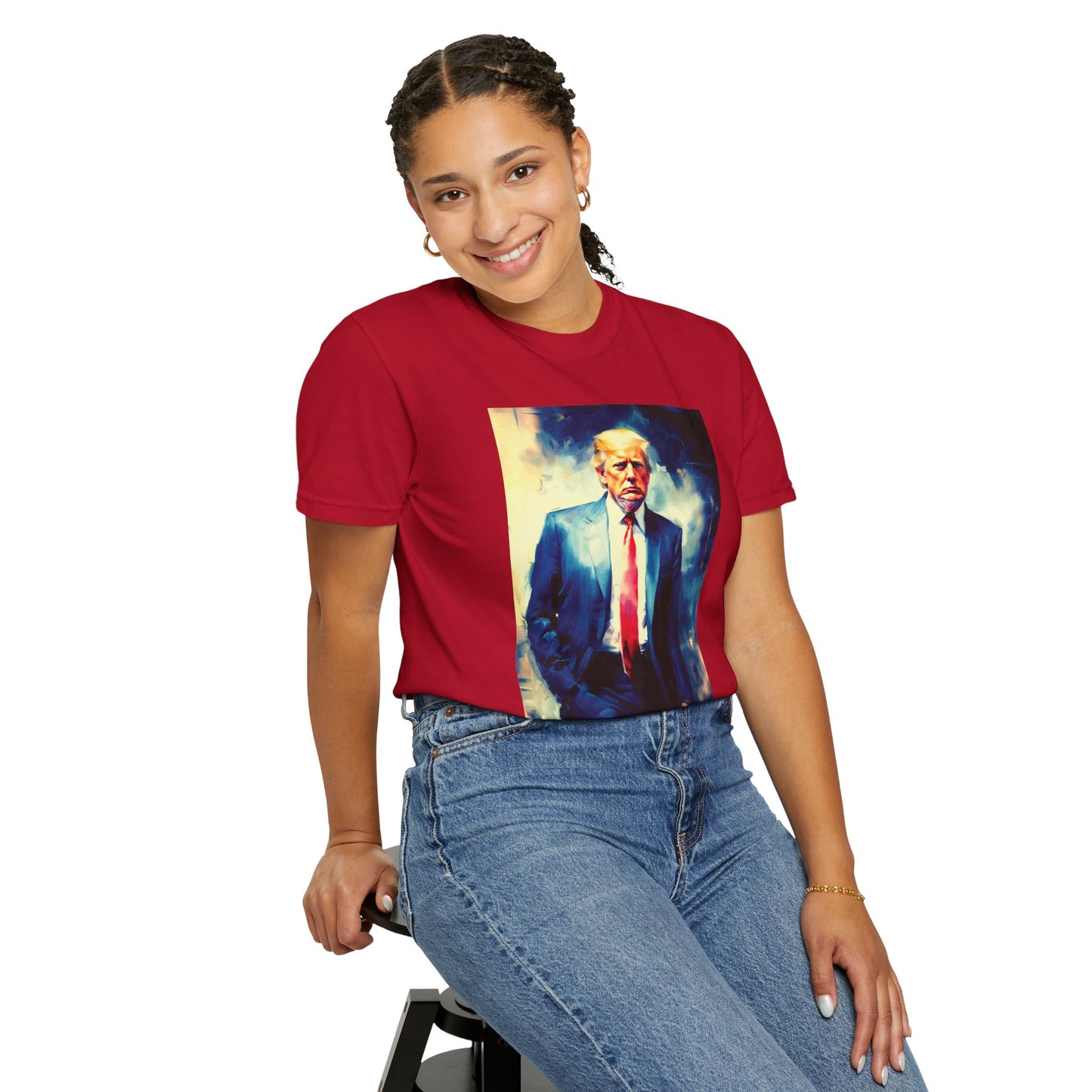 "Trump Portrait No. 6", Unisex T-shirt (Dark Colors)