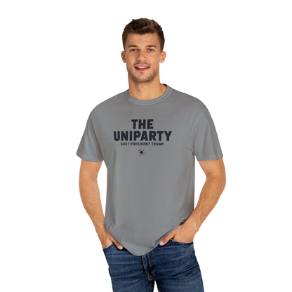 "The Uniparty Shot President Trump" #02, Unisex T-shirt