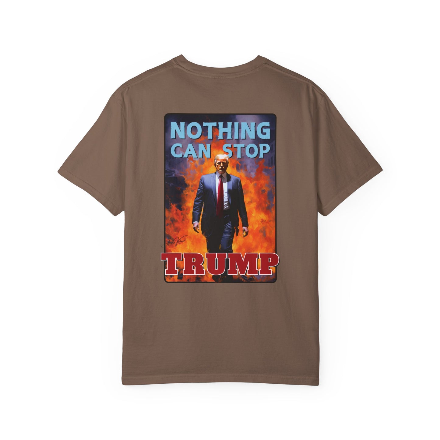 "Nothing Can Stop Trump", Unisex T-shirt (Light Colors)
