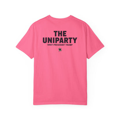 "The Uniparty Shot President Trump" #02, Unisex T-shirt