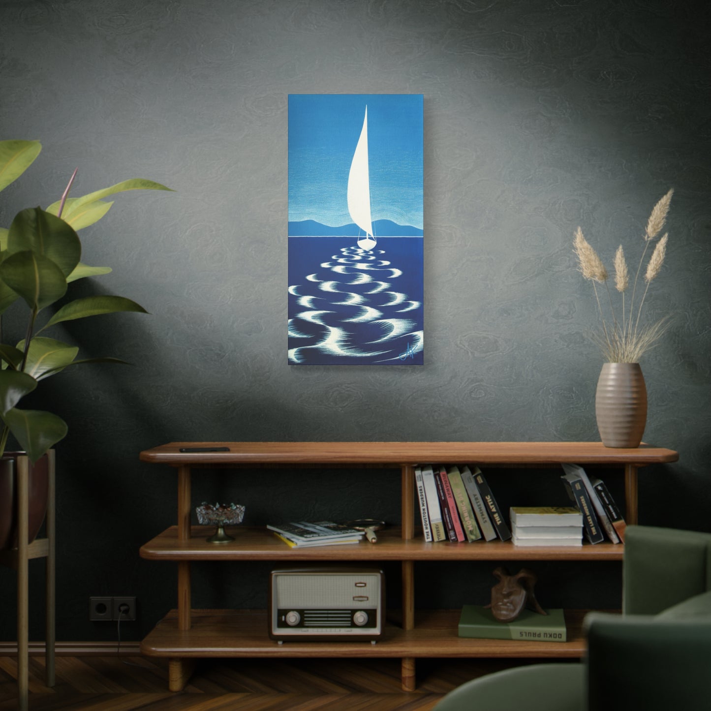 "Smooth Sailing", Fine Art Matte Canvas, Stretched, 1.25"