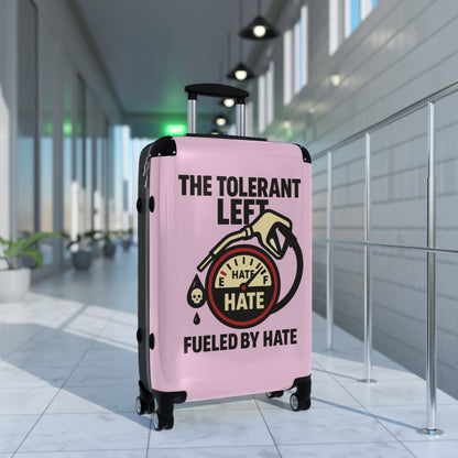 "The Tolerant Left", Suitcase (Abbey Veil Pink)