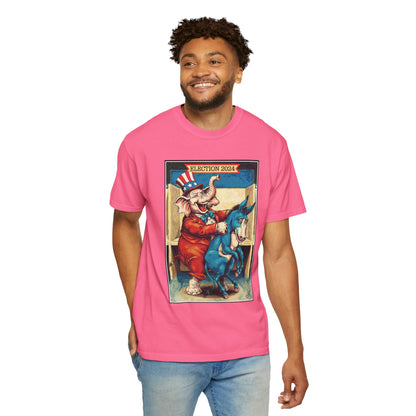 "MAGA Spanked the Donkeys 2024", Unisex T-shirt (Dark Colors)