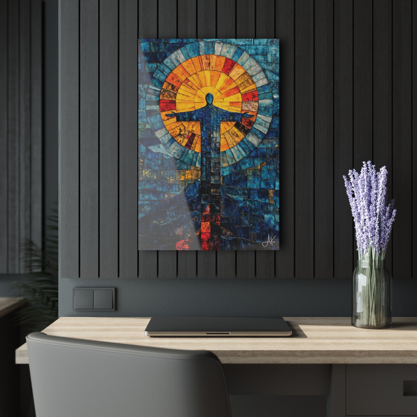"Alpha and Omega - Revelation 22:13", Fine Art Acrylic Wall Prints (French Cleat Hanging)