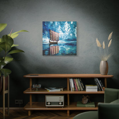 "First Keel at Cille Pheadair", Fine Art Matte Canvas, Stretched, 1.25"