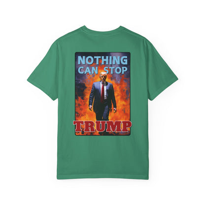 "Nothing Can Stop Trump", Unisex T-shirt (Dark Colors)