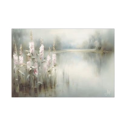 "Pink Rushes", Fine Art Classic Stretched Canvas