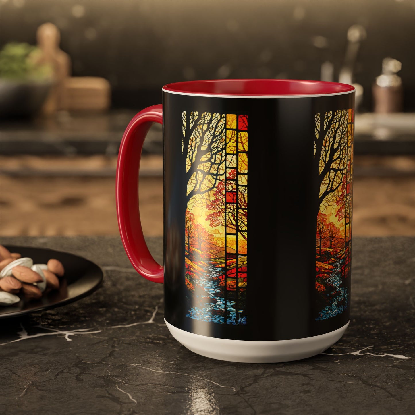 "Realization at 5", Colorful Mugs (11oz, 15oz)