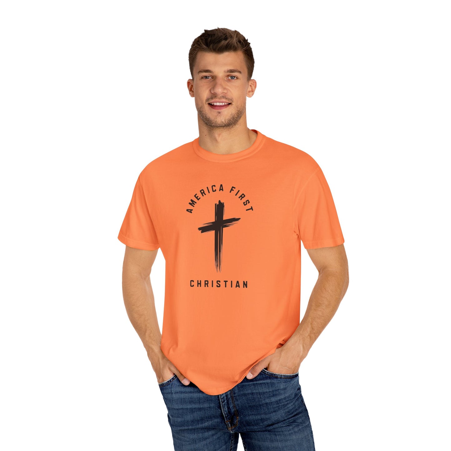 "America First Christian" #05, Unisex T-shirt (Light Colors)