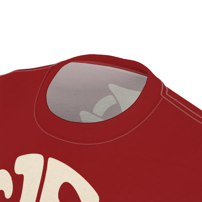 "Retro Jesus", Unisex T-shirt (St Kilda Red)