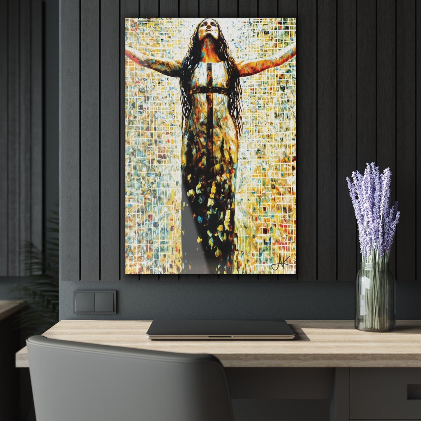 "Walk with God", Fine Art Acrylic Wall Prints (French Cleat Hanging)