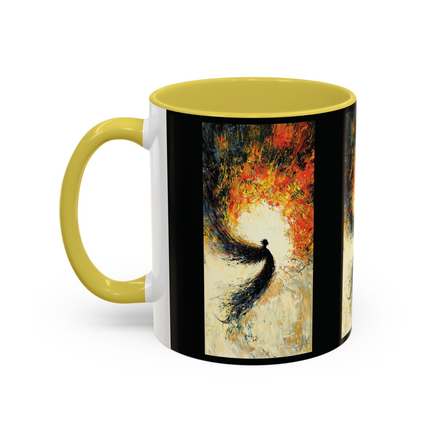 "Seraphic Aegis", Colorful Mugs (11oz, 15oz)