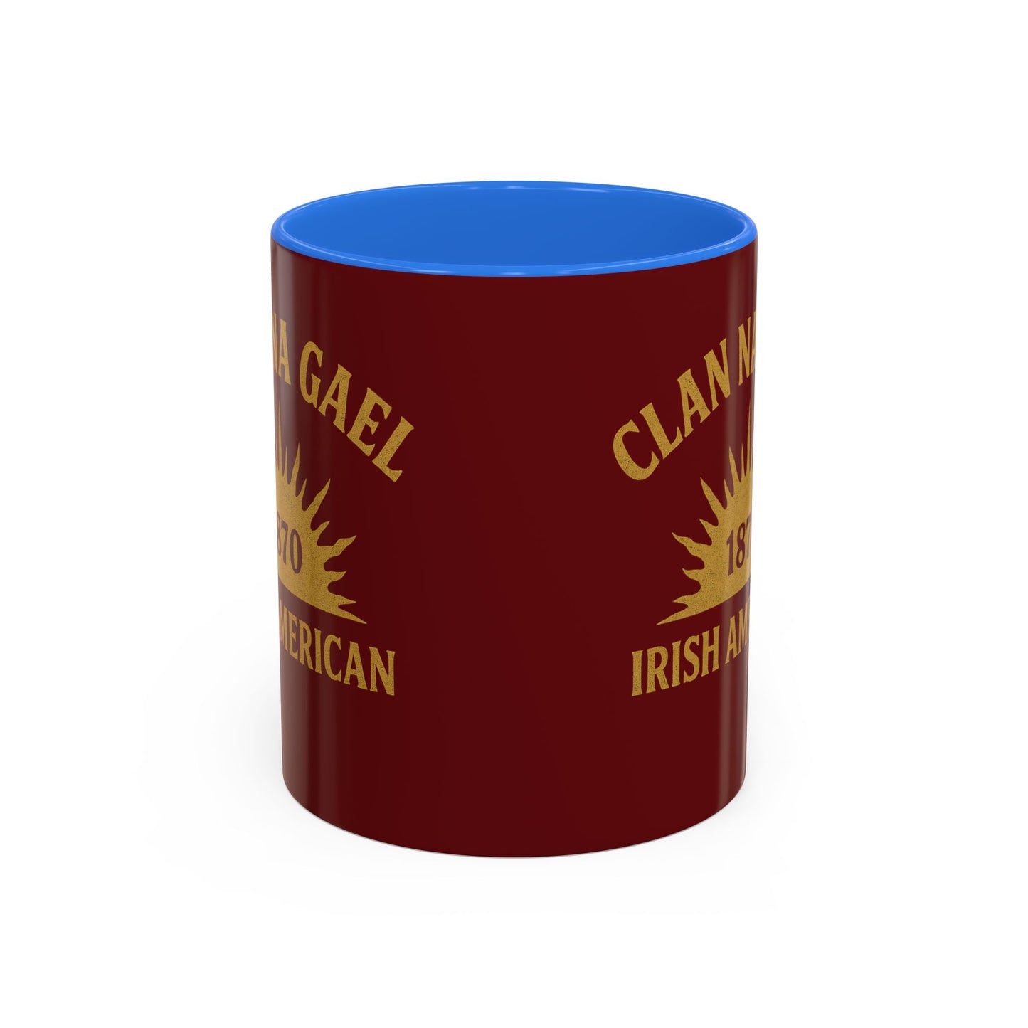 "Clan na Gael - Irish American", Colorful Mugs (11oz, 15oz) (Palladius Red)