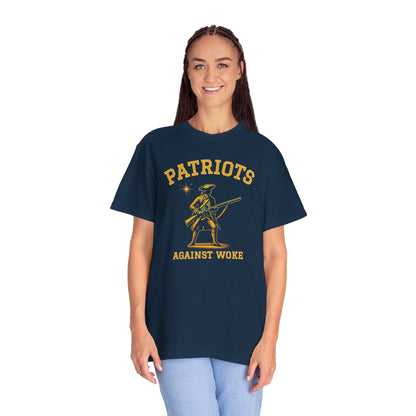 "Patriots Against Woke", Unisex T-shirt