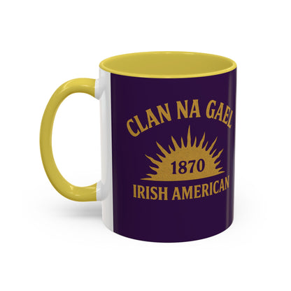 "Clan na Gael - Irish American", Colorful Mugs (11oz, 15oz) (3B0A4F)