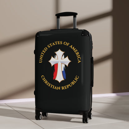 "USA Christian Republic" #12, Suitcase (Black)