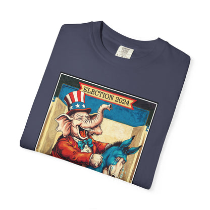 "MAGA Spanked the Donkeys 2024", Unisex T-shirt (Dark Colors)