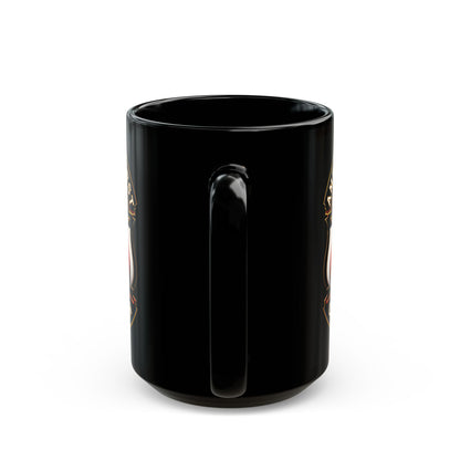 "America First Christian" #04, Black Mug (11oz & 15oz)