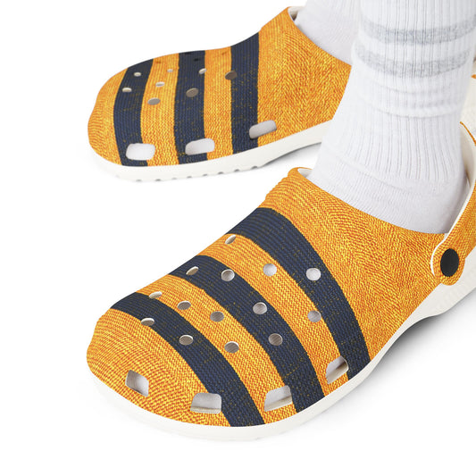 "Triple Ensign", Foam Rubber Clogs