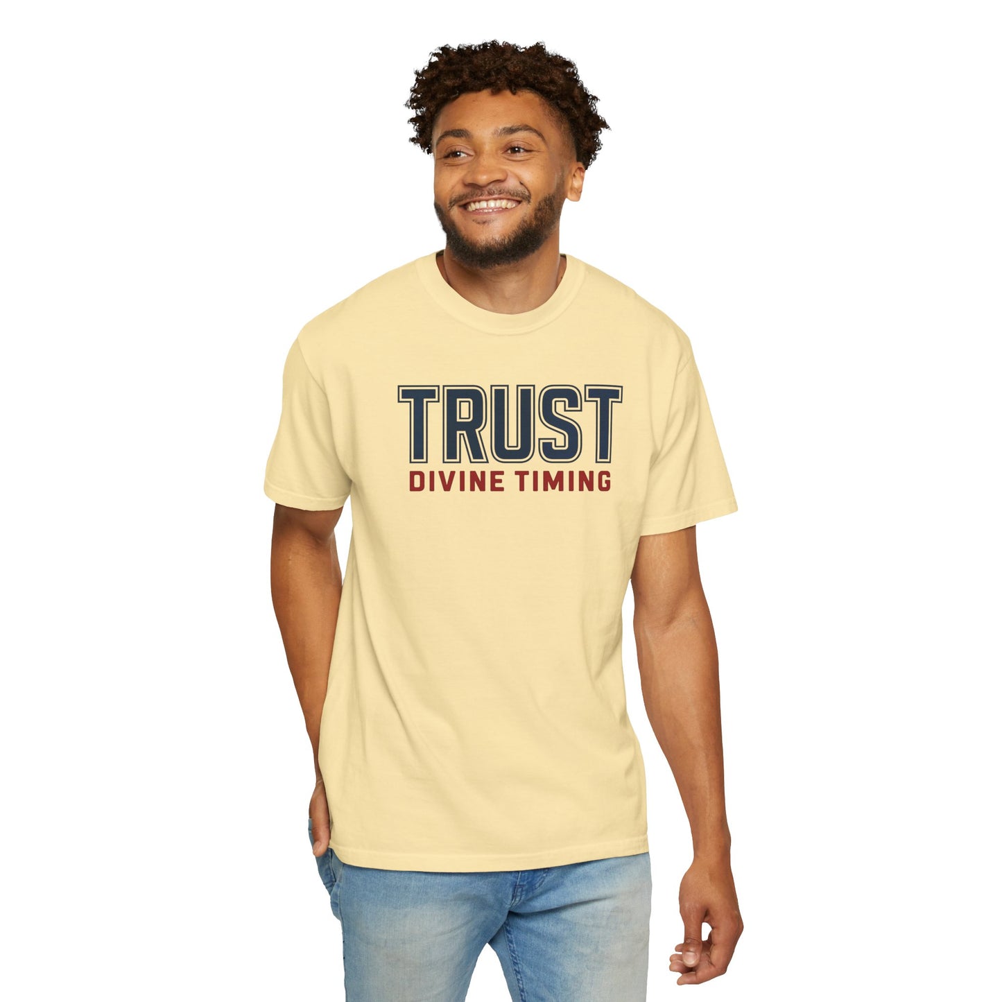"Trust Divine Timing" #02, Unisex T-shirt
