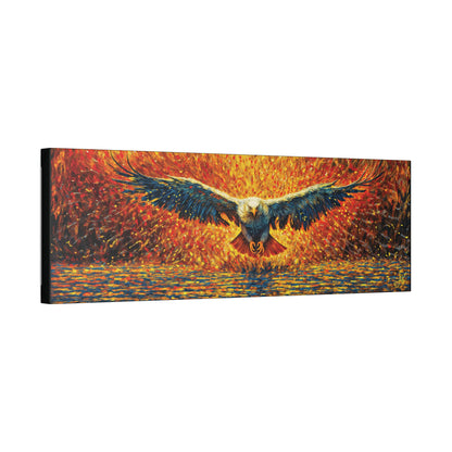 "Golden Eagle - Jeremiah 33:3 (KJV)", Classic Stretched Canvas Fine Art Print