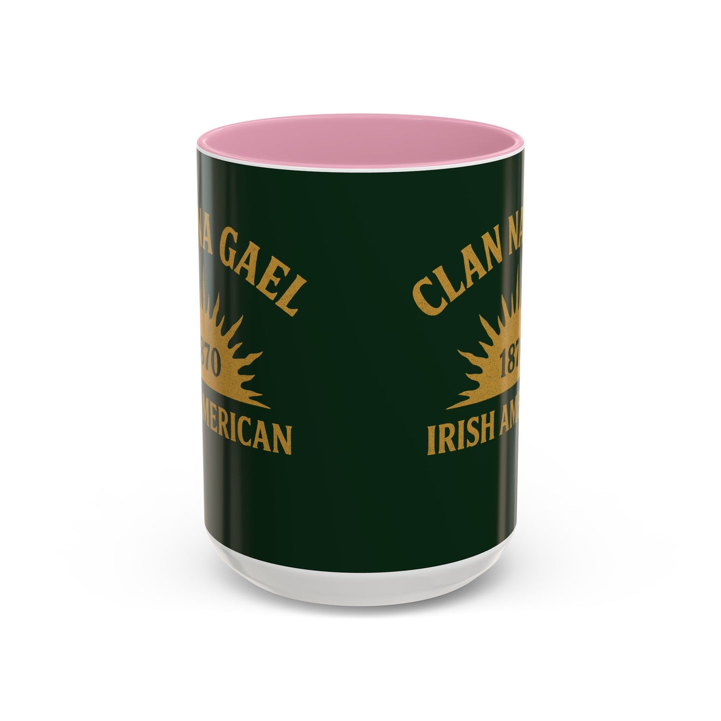 "Clan na Gael - Irish American", Colorful Mugs (11oz, 15oz) (Fenian Green)