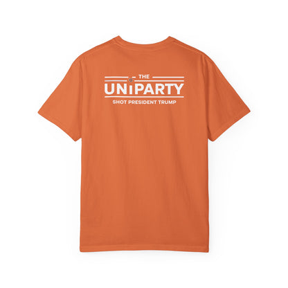 "The Uniparty Shot President Trump" #03, Unisex T-shirt