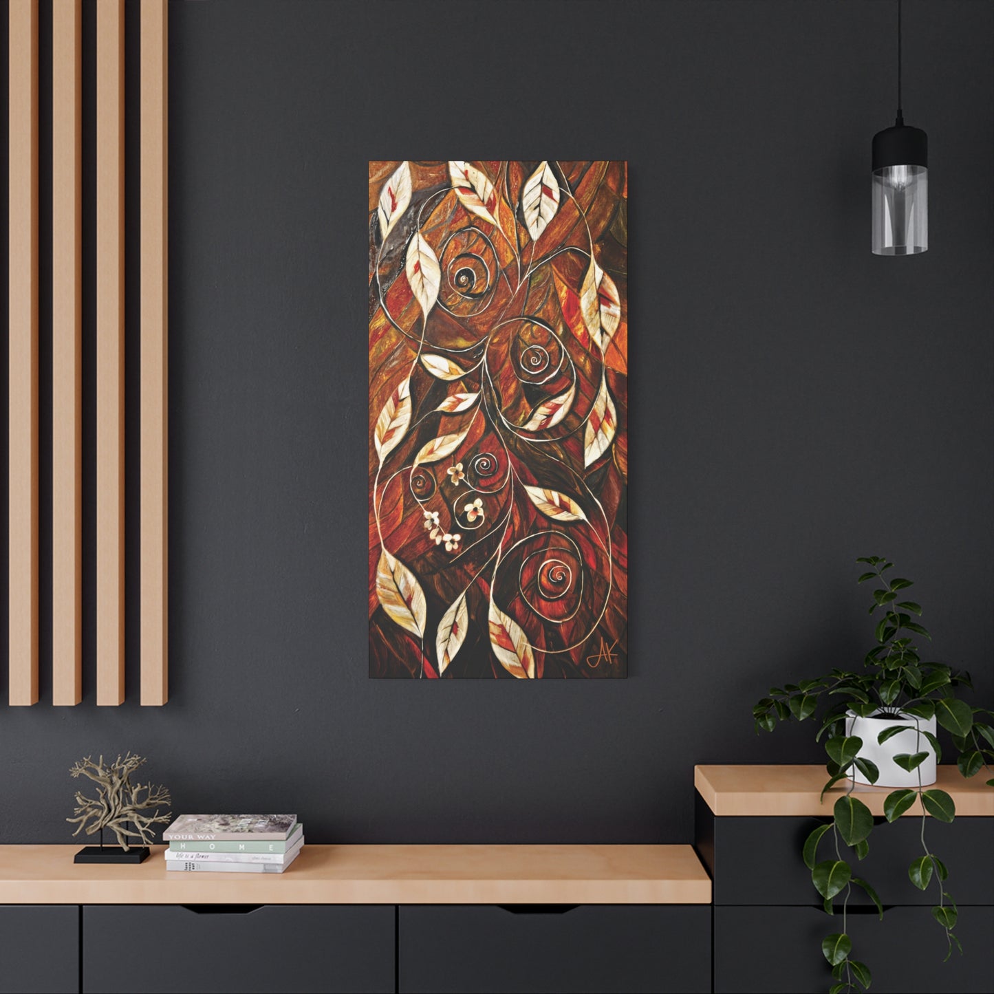 "Autumn Falls", Fine Art Matte Canvas, Stretched, 1.25"