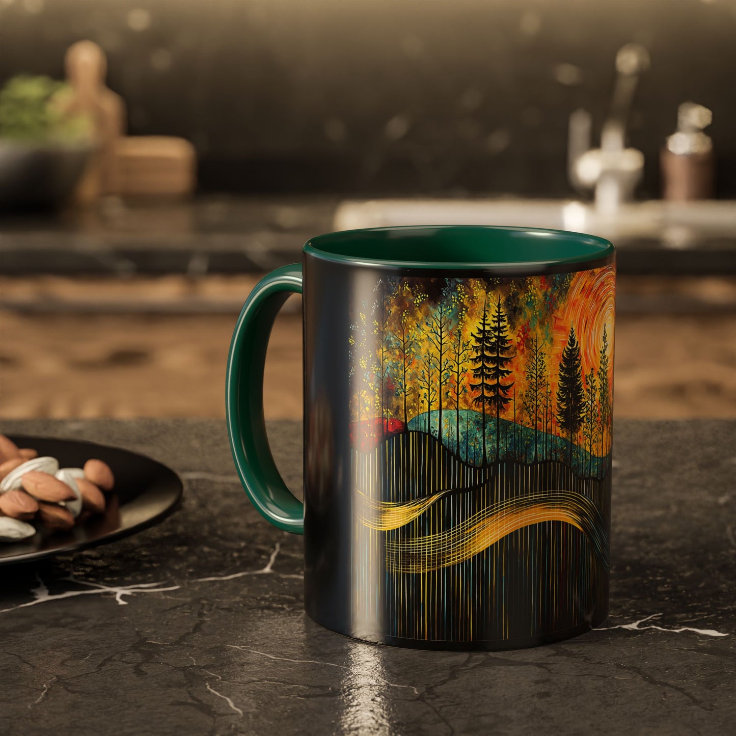 "Sacred Resonance", Colorful Mugs (11oz, 15oz)