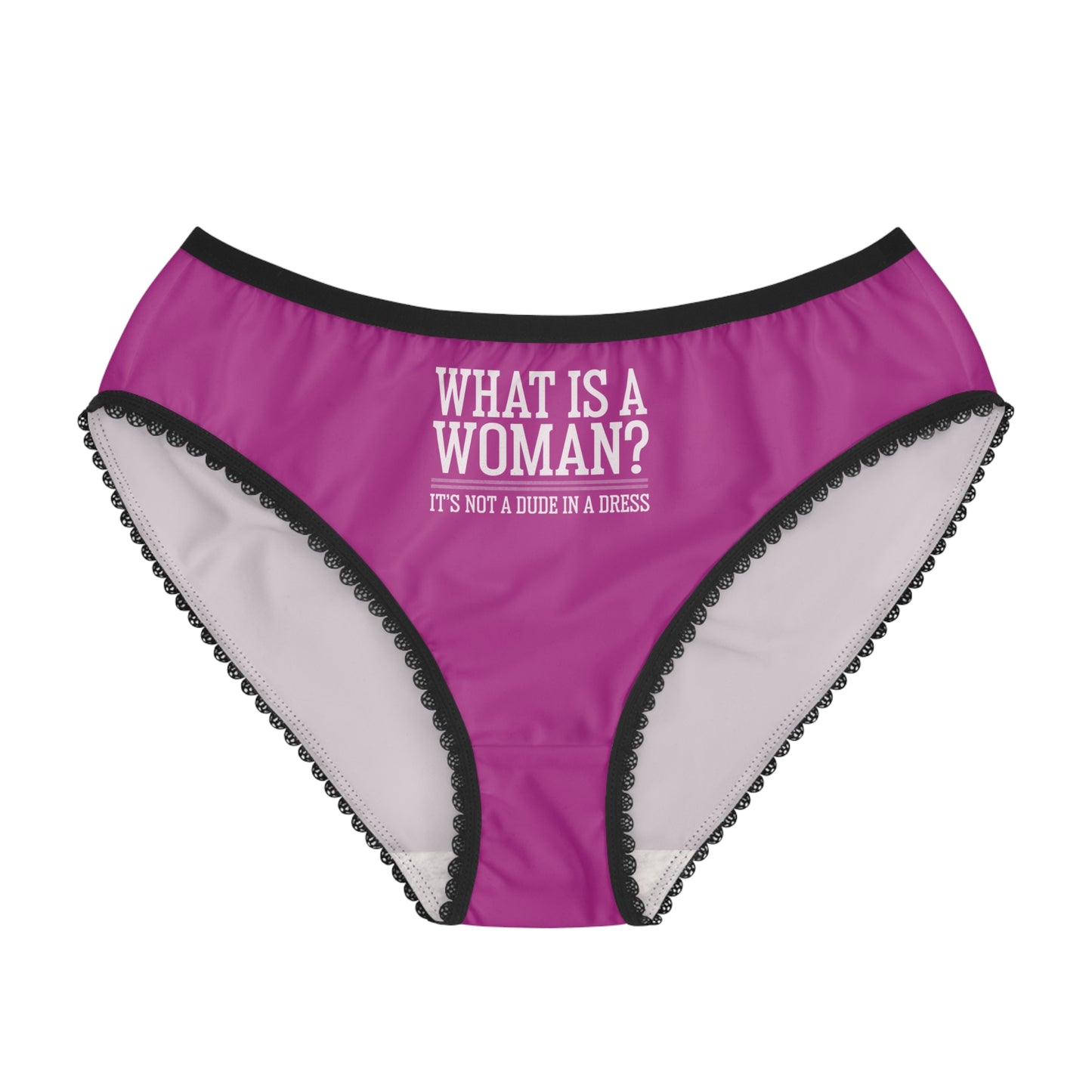 "What is a Woman" #02, Women's Briefs (Prairie Foxglove)