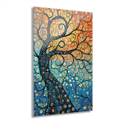 "Crann Beatha Naomh (Gaelic) - The Sacred Tree of Life (English)", Fine Art Acrylic Wall Prints (French Cleat Hanging)