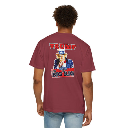 "Trump - Too Big To Rig", Unisex T-shirt