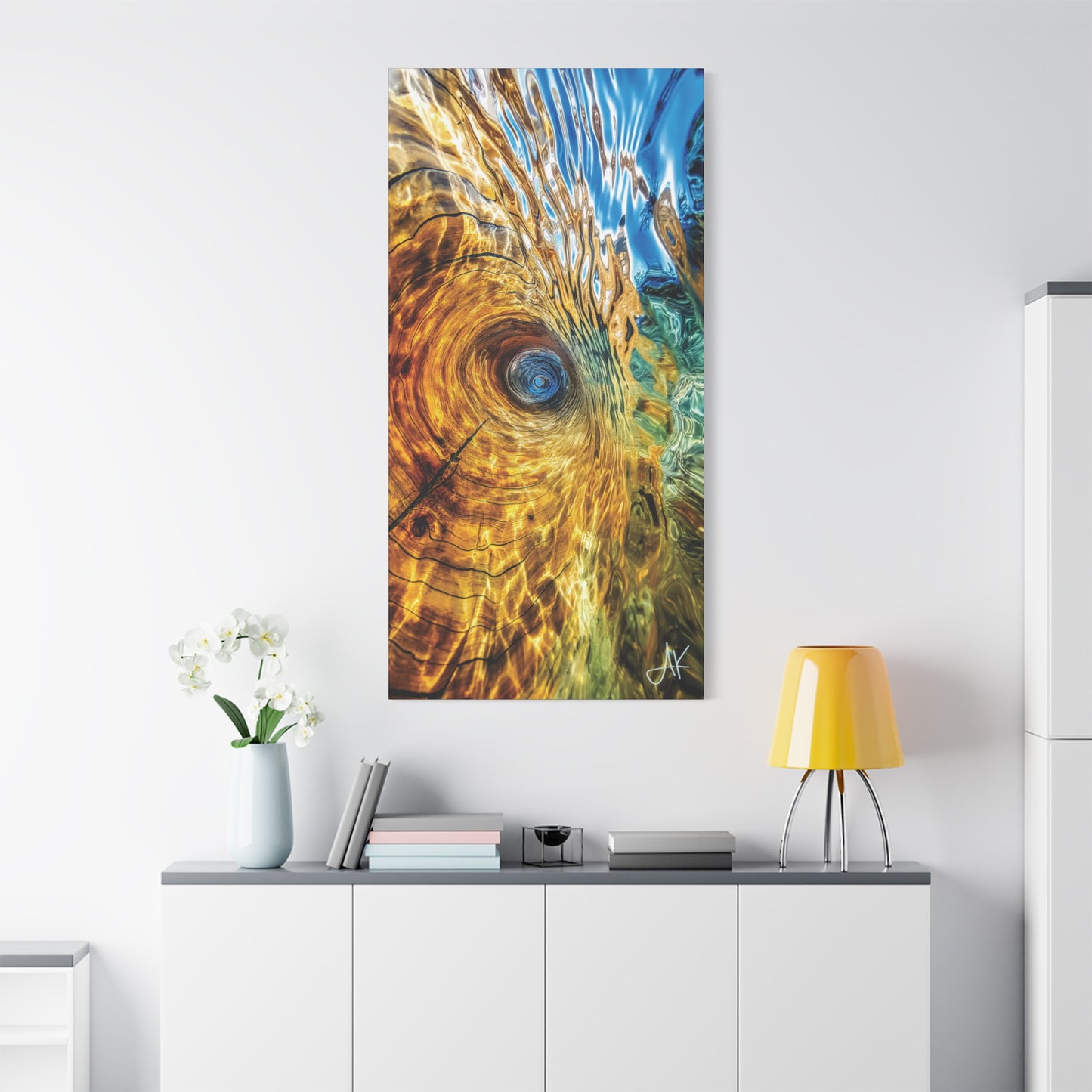 "Tide Hollow – Eye of the Coast", Fine Art Matte Canvas, Stretched, 1.25"
