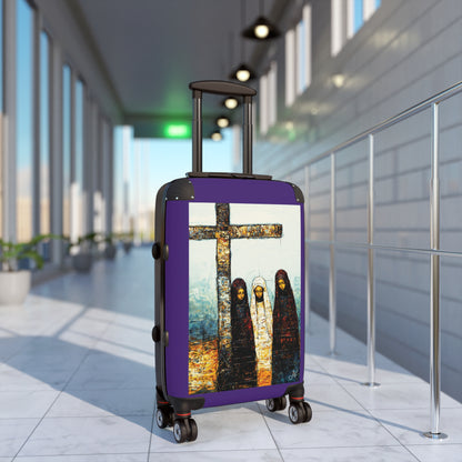 "At-the-Foot of the Cross - John 19:25", Suitcases (Purple)
