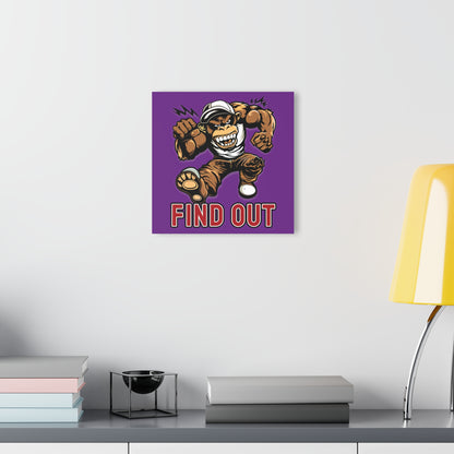 "Find Out", Acrylic Wall Prints (French Cleat Hanging) (Vesper Violet)