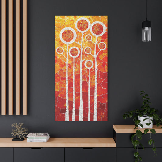 "Solar Grove", Fine Art Matte Canvas, Stretched, 1.25"