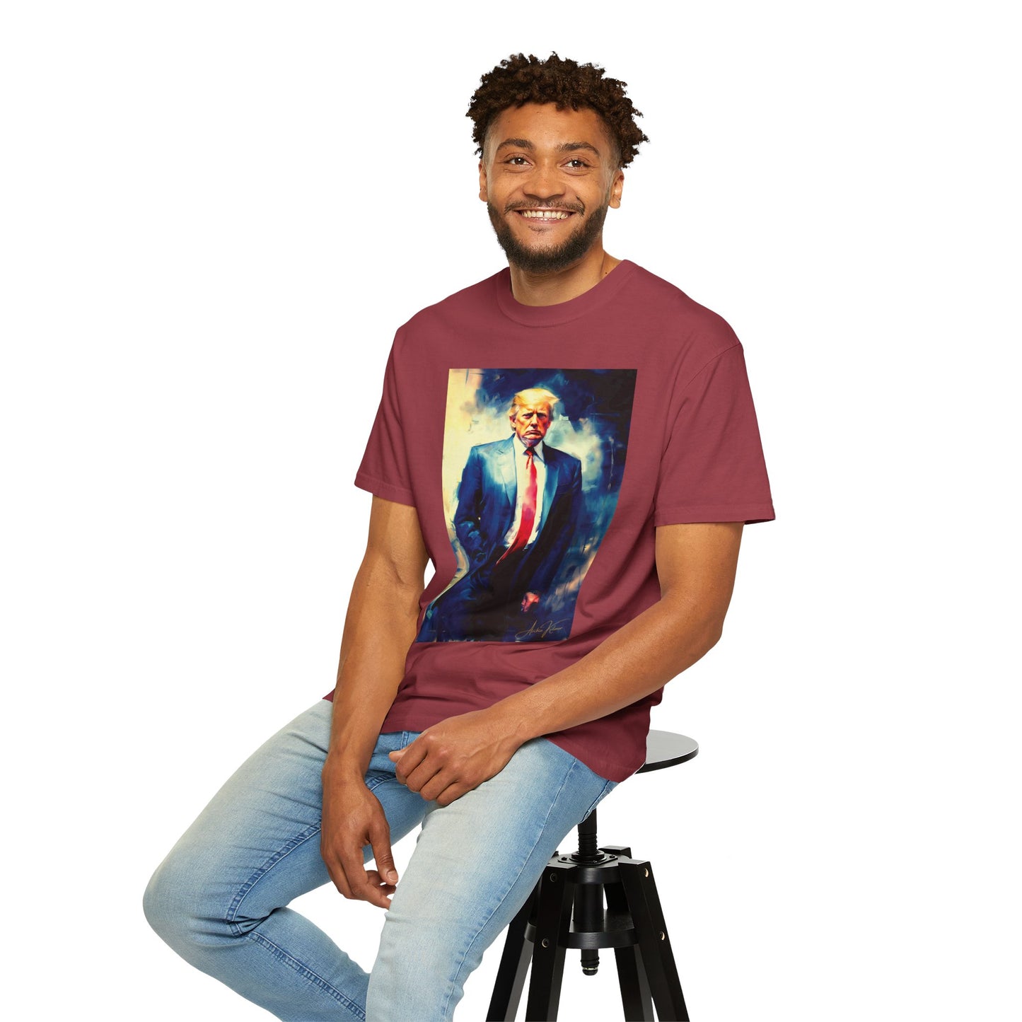 "Trump Portrait No. 6", Unisex T-shirt (Light Colors)