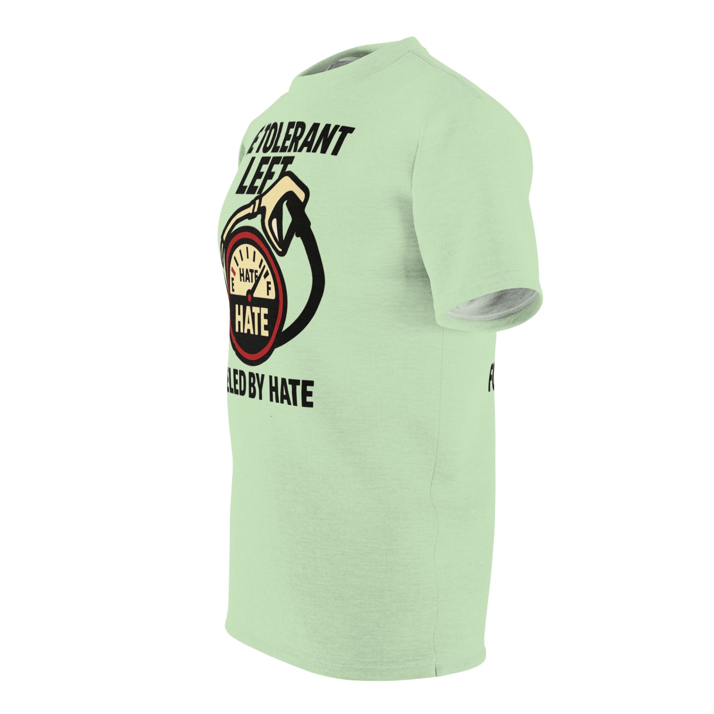 "The Tolerant Left", Unisex T-shirt (Soft Lime Green)